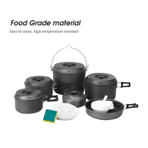 For Car Non Stick Lightweight Camping Cookware Set