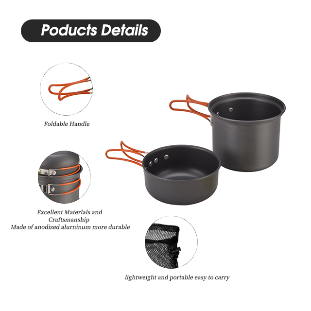 China Non Stick Camping Cookware Set manufacturers, Non Stick Camping